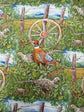 BLANK QUILTING PHEASANT DRIVE SCENIC PRINT