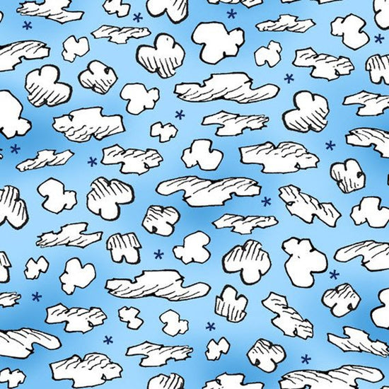 Quilting Treasures Snoopy Flying Aces Clouds