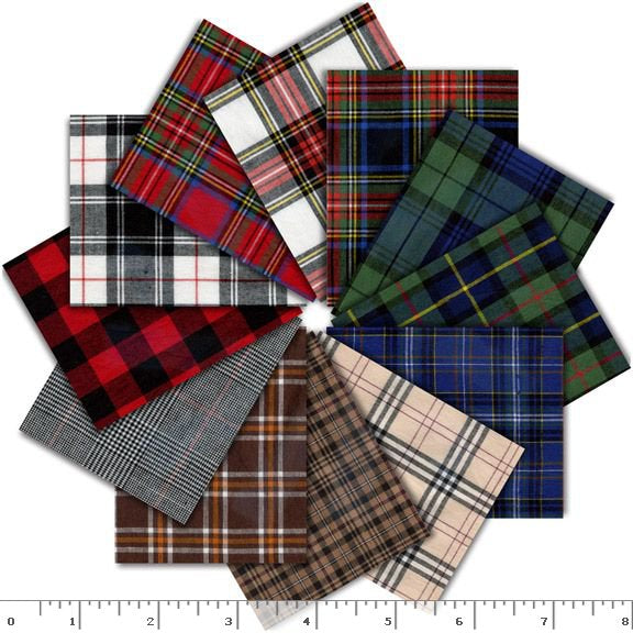 2024 All About Plaids Fat Quarter Bundle