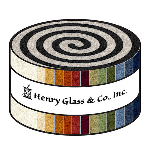 HENRY GLASS BRUSHSTROKES JELLY ROLL ( 40 2.5 INCH STRIPS)