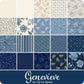 MARCUS FABRICS GENEVIEVE BY CARRIE QUINN LAYER CAKES (42 10X10 SQUARES)