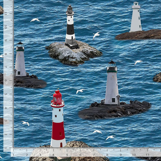 TIMELESS TREASURES NAUTICAL LIGHTHOUSE SCENIC