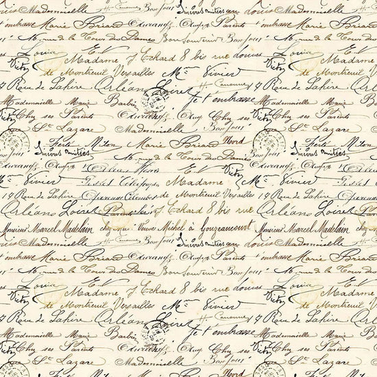 TIMELESS TREASURES SCRIPT 108" BACKING