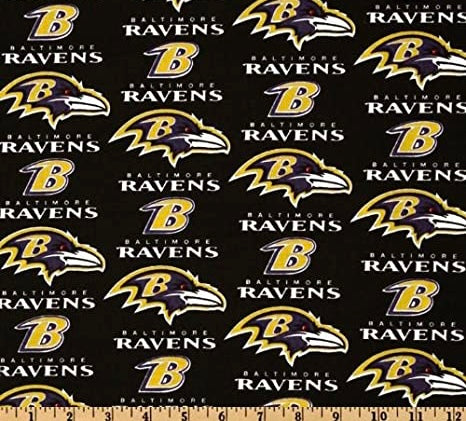 Fabric Traditions NFL Baltimore Ravens Black