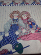 RAG DOLL QUILT PANEL/WALL HANGING