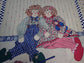 RAG DOLL QUILT PANEL/WALL HANGING