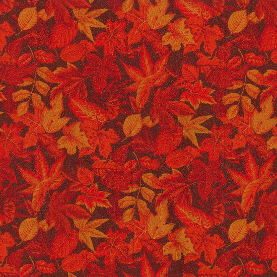 Fabric Traditions Glitter Leaves