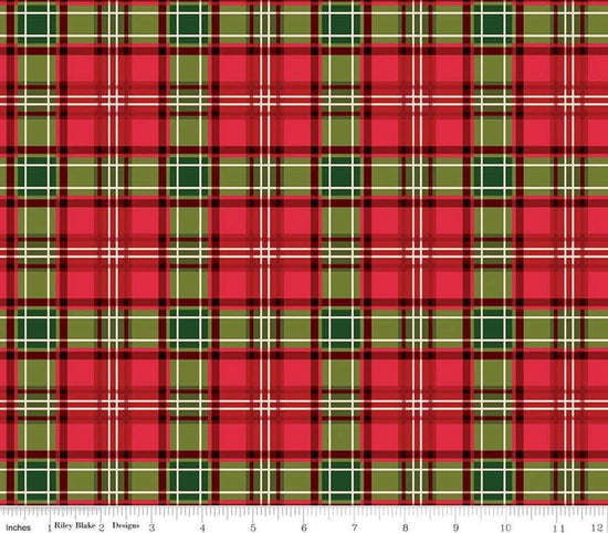 Riley Blake Christmas Memories Red/Green Plaid