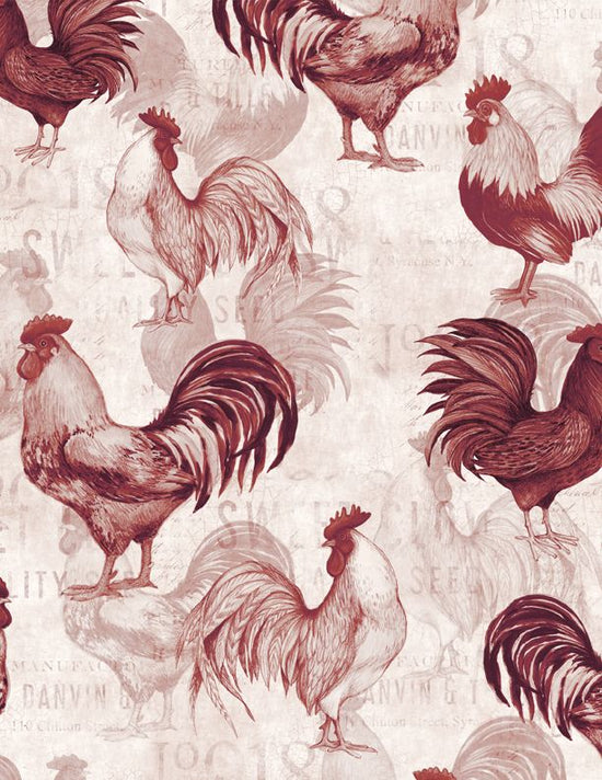 WILMINGTON PRINTS PROUD ROOSTER COLLECTION
