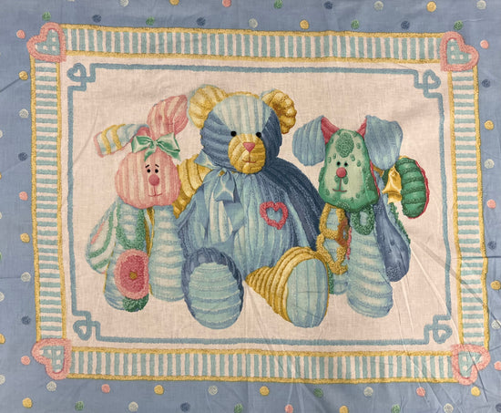 Springs Creative Bear- Bunny & Puppy Panel