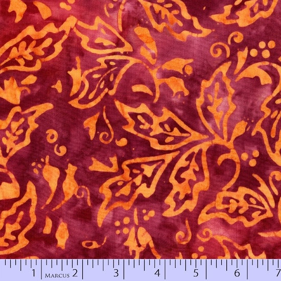 Marcus Fabrics Red Sky Batik