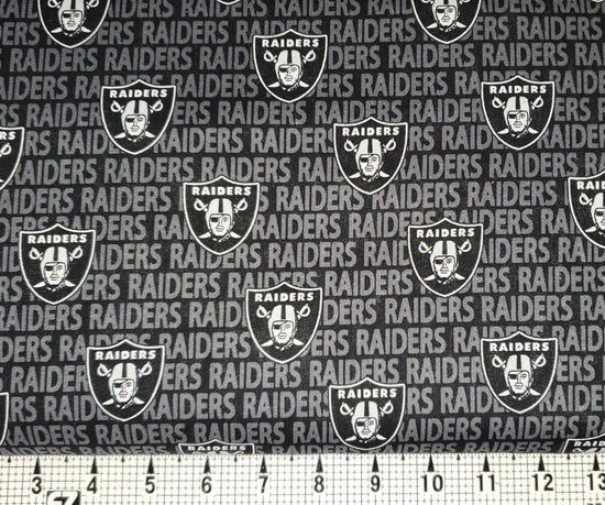 Fabric Traditions NFL Las Vegas Raiders Allover Black