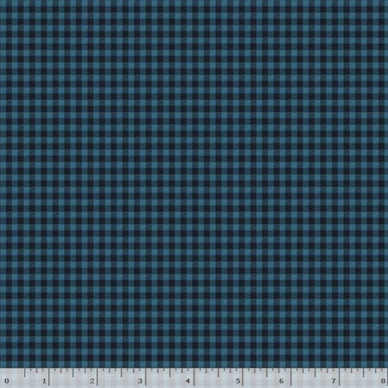 Marcus Fabrics Classic Plaids Blue & Tan