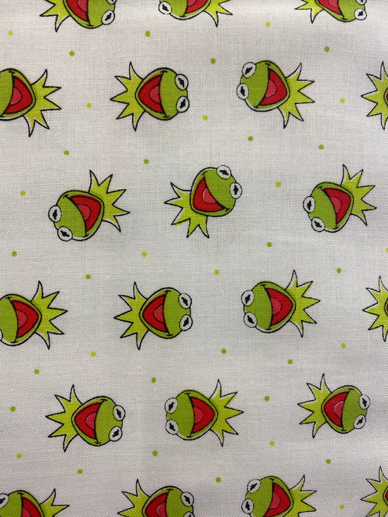 Camelot Fabrics Kermit the Frog White
