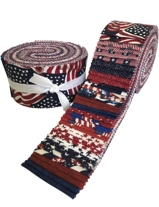 Foust Textiles Patriotic Jelly Roll