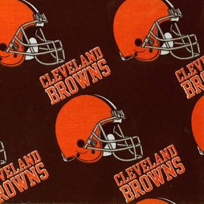 Fabric Traditions NFL Cleveland Browns Helmets 2