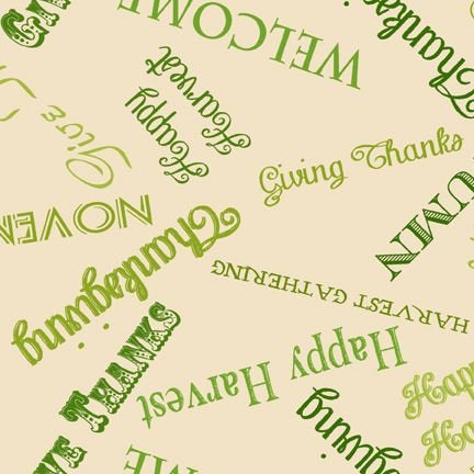 Wilmington Prints Harvest Time Words