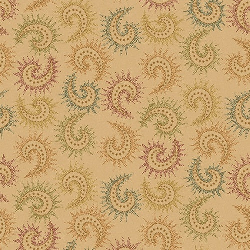 108" HENRY GLASS SPICE PAISLEY BY KIM DIEHL COLLECTION
