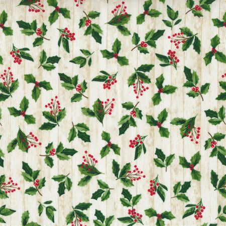 Windham Fabrics Holiday Comfort & Joy Holly