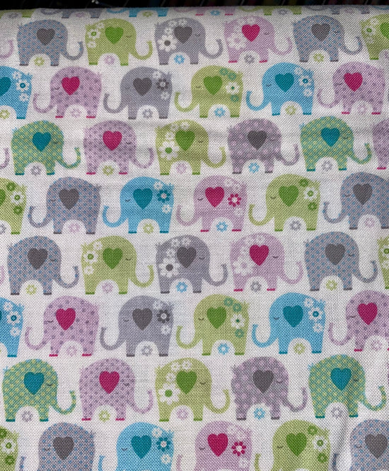 Nursery  Cotton Elephants