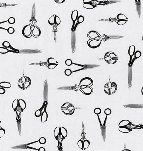 Robert Kaufman Fabrics Sewn With Charm Scissors