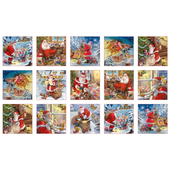 Elizabeth Studio’s Santa Claus Is Coming Block Panel