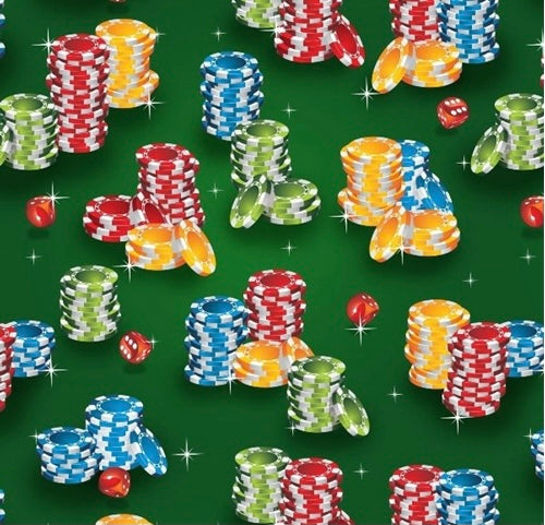 David Textiles Poker Chip Stacks