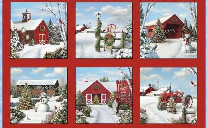 Elizabeth’s Studio Tis The Season Block Panel