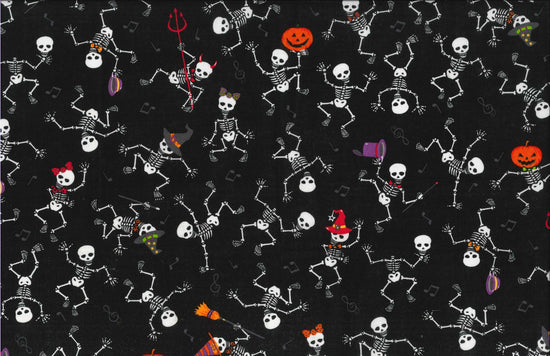 FOUST TEXTILES FALL HOLIDAYS SKELETON HALLOWEEN