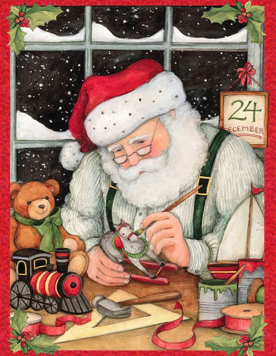 Springs Creative Busy Santa Panel