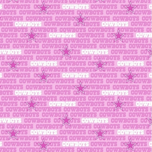 Fabric Traditions NFL Dallas Cowboys Pink