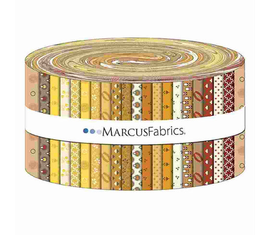 Marcus Fabrics Antique Ambers Jelly Roll 2 1/2” Strips
