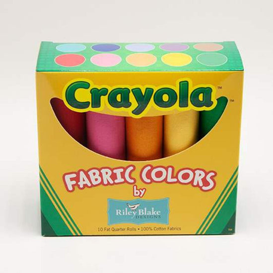 Riley Blake Crayola Colors 10 Fat Quarters