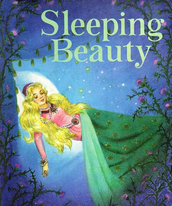 David Textiles Vintage Story Book Panel Sleeping Beauty