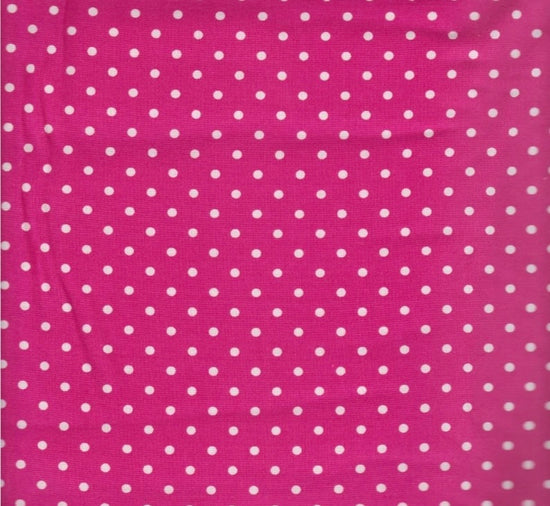 Timeless Treasures Magenta Basic Pin Dot