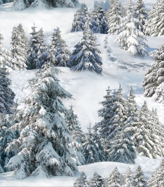 Elizabeth’s Studio Landscape Medley White Snowy Trees