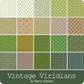 Marcus Fabrics Vintage Viridians Jelly Roll 2 1/2” Strips