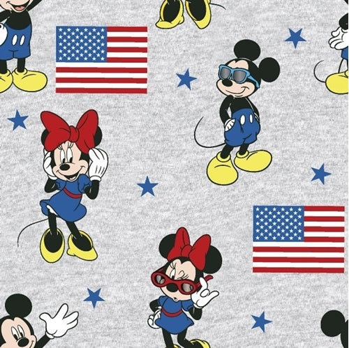 Springs Creative Mickey & Minnie American Flag