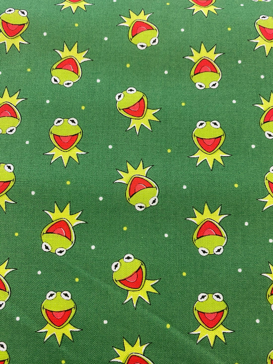 Camelot Fabrics Kermit the Frog Green