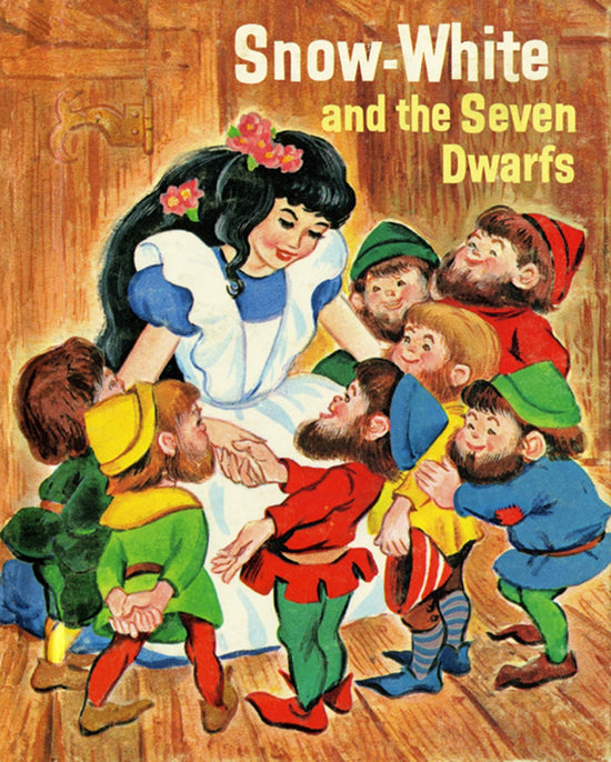 David Textiles Vintage Story Book Panel Snow White Panel