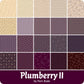 MARCUS FABRICS PLUMBERRY II BY PAM BUDA LAYER CAKES (42 10X10 SQUARES)